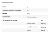 Tri Creatine Malalate Powder - 0,500 kg