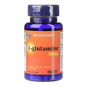 L-glutamine 500mg 50 tablets HOLLAND & BARRETT - Nutra Best Europe