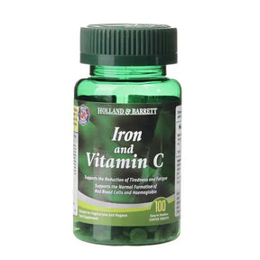 Iron and Vitamin C (Iron and Vitamin C) 90 tablets HOLLAND & BARRETT - Nutra Best Europe