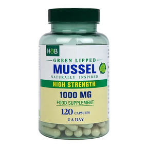Green Lipped Mussel 1000 mg - 120 capsules - Nutra Best Europe