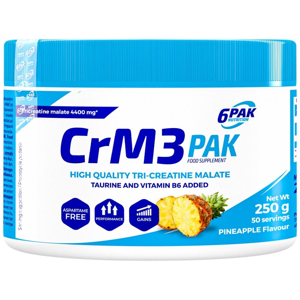 CRM3 Pak (tri -creatina malato + taurina) - 250 grammi