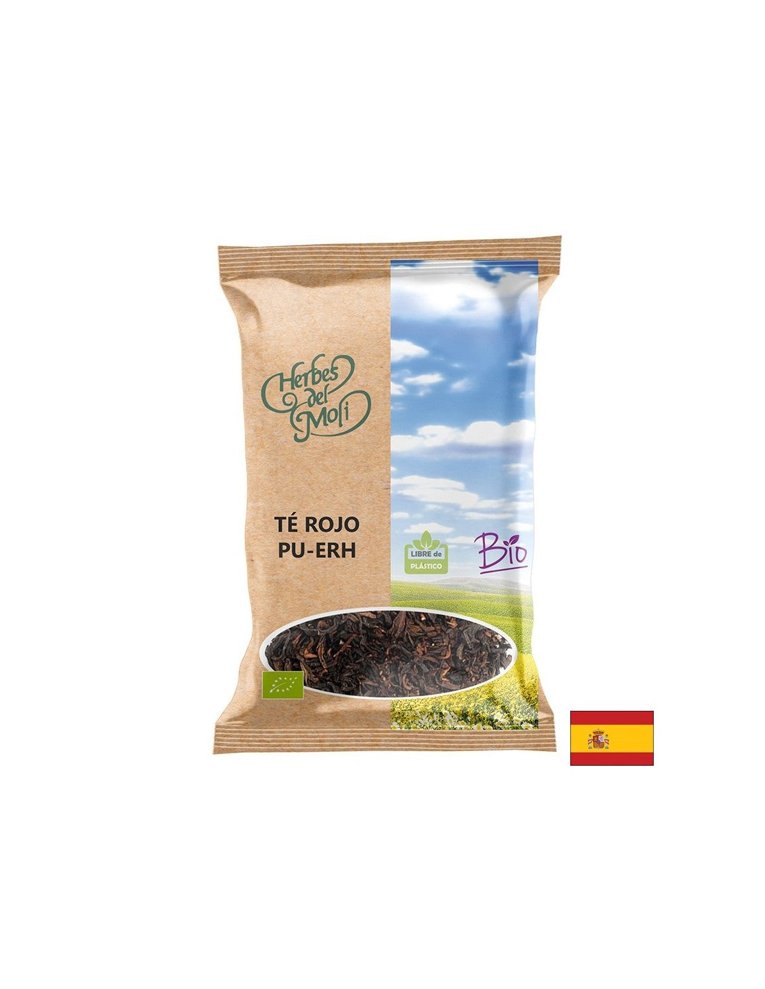 Tè rosso PU ER Bio, 70 g Erbe del Moli