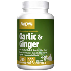 Garlic and Ginger 700 mg 100 capsules - Nutra Best Europe