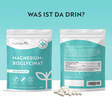 Bisglicinato di magnesio 60 capsule 320 mg Vegano <tc>Nutravita</tc>