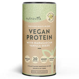 Proteine ​​vegane + enzimi - 750 g (vaniglia) <tc>Nutravita</tc>