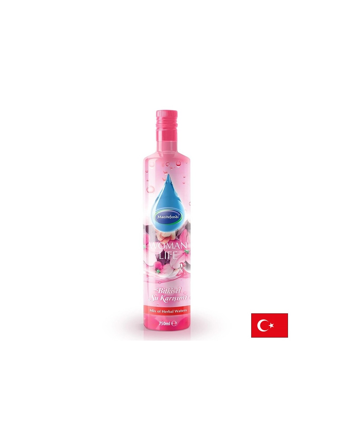 Acqua aromatica alle erbe per donna – salute ormonale, 750 ml, 15 dosi