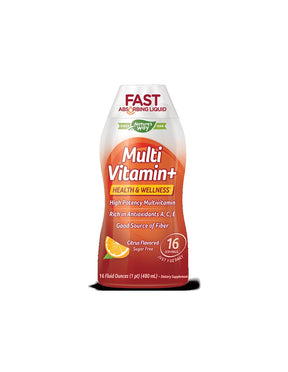 Liquid multivitamin - Energy and strong immunity, 480 ml - Nutra Best Europe