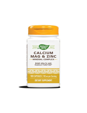 Calcium, Mag & Zinc - 100 capsules - Nutra Best Europe
