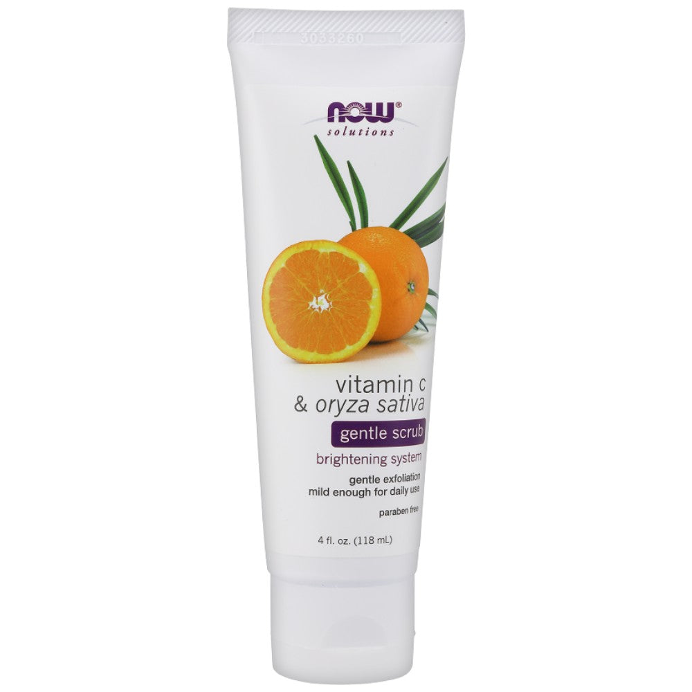 Vitamina C & Oryza Sativa Gentle Scrub | Paraben gratuito - 118 ml