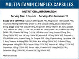 Vitalità complessa multi -vitamina - 90 capsule