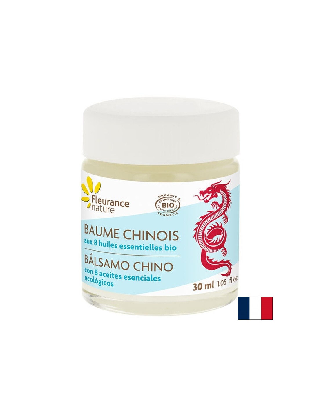 Balsamo corpo cinese con 8 oli essenziali, Bio Fleurance Nature