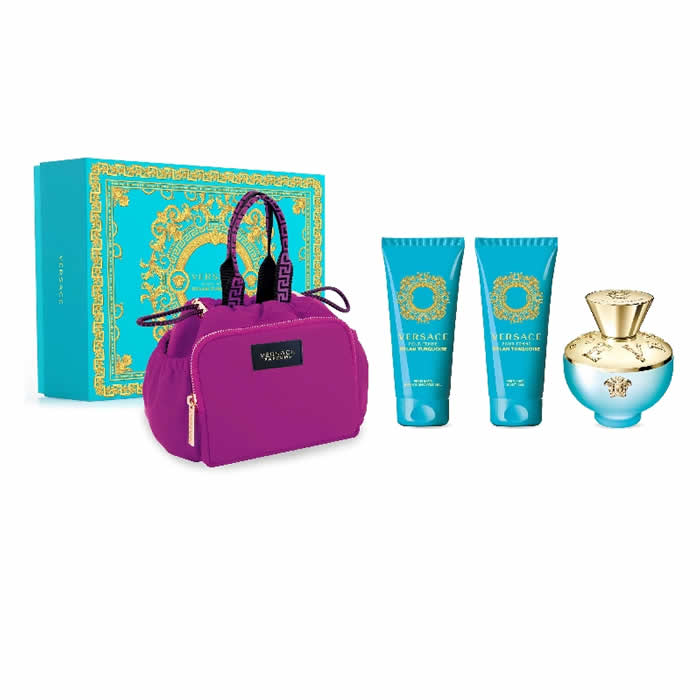 <tc>VERSACE</tc> Dylan Torquoise Eau De Toilette Spray 100ml Set 4 Pezzi