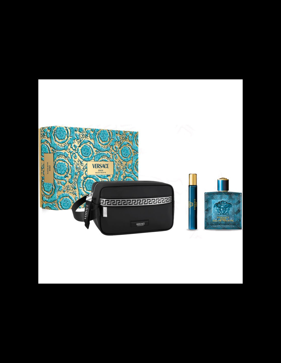 <tc>VERSACE</tc> Eros Eau De Toilette Spray 100ml Set Natalizio 3 Pezzi