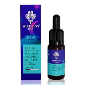 Сън CBD масло 10% + CBN 5% Широк спектър |Къпина (10ml) - Nutra Best Europe