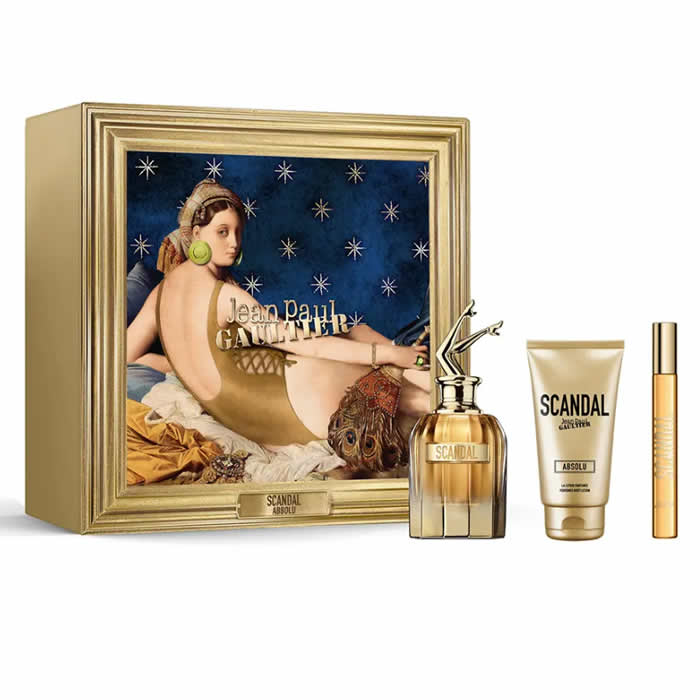 <tc>JEAN PAUL GAULTIER</tc> Scandal Absolu Parfum Concentrate Spray 80ml Set 3 pezzi