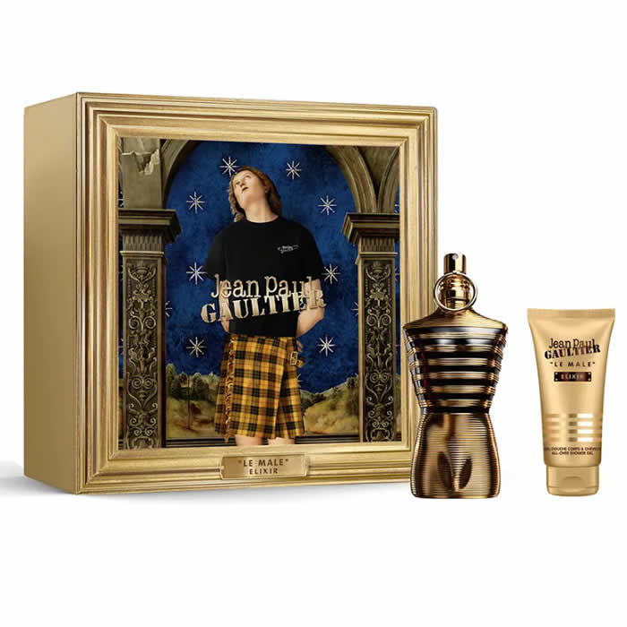 <tc>JEAN PAUL GAULTIER</tc> Le Male Elixir Eau De Perfume Spray 125ml Set 2 Pezzi