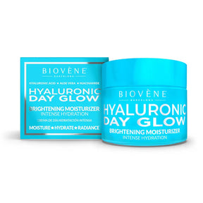 Hyaluronic day moisturizing cream with brightening effect 50 ml - Nutra Best Europe