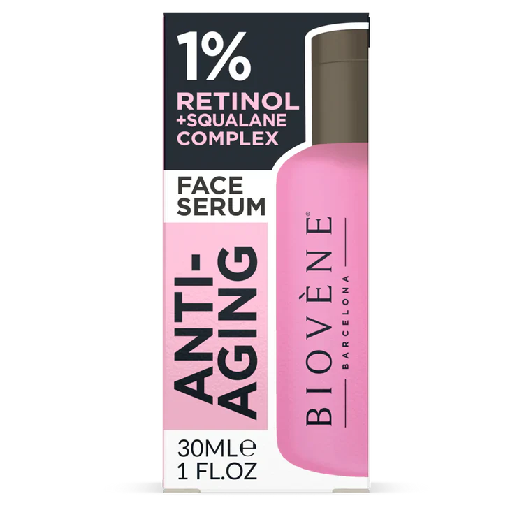 Siero retinolo con squalane per levigare le rughe e le linee sottili 30 ml
