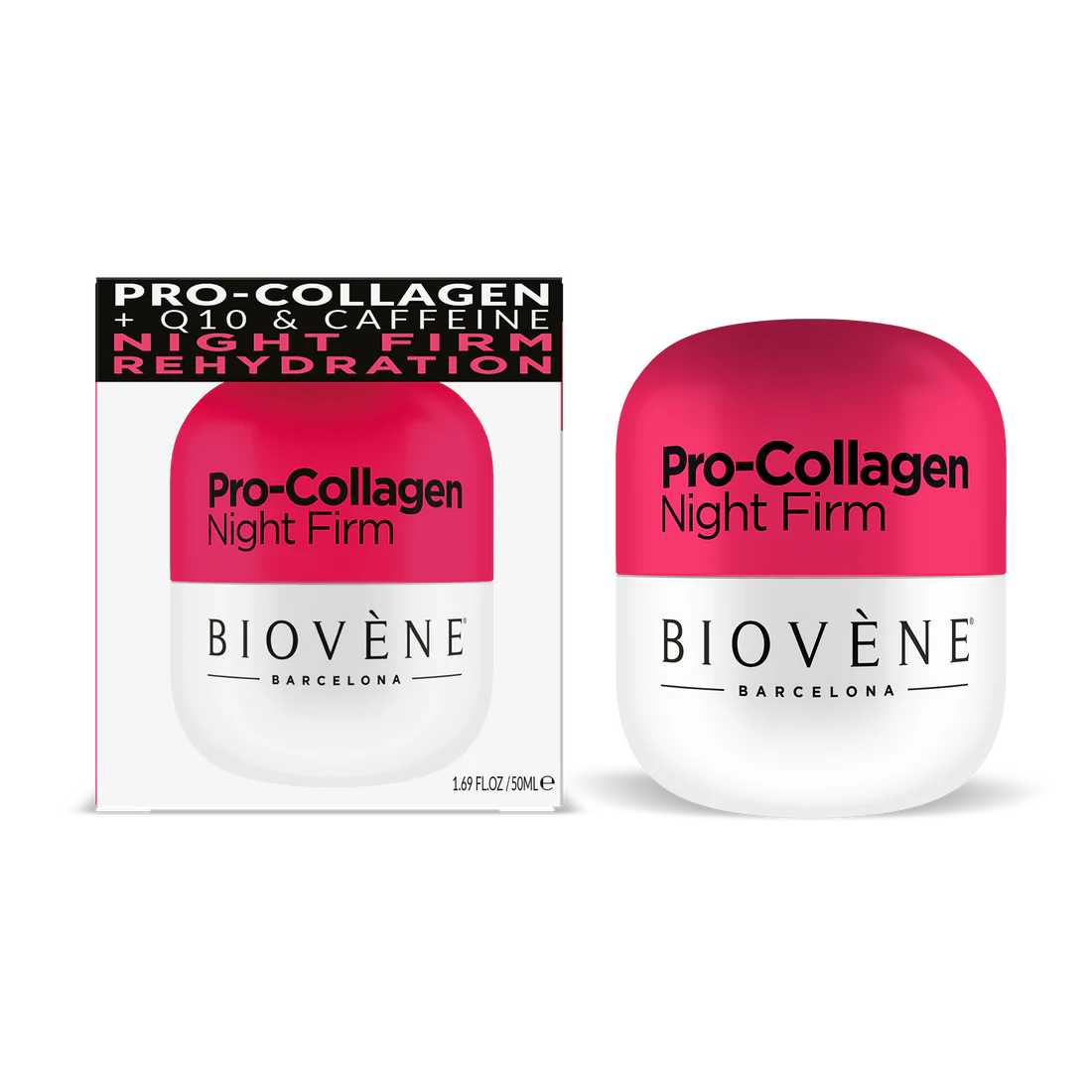Crema da notte pro -Collagen con collagene per restauro e lisciatura - 50 ml
