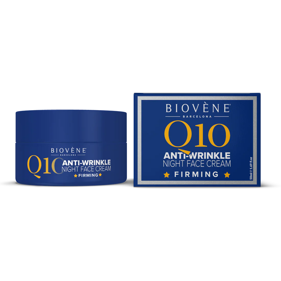 Crema notturna con Q10 per restauro e levigatura - 50 ml