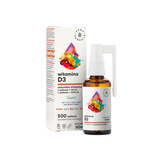 Cura delle ossa e forte immunità - Vitamina D3 per bambini e adulti, Spray orale, 50 ml <tc>Aura Herbals</tc>