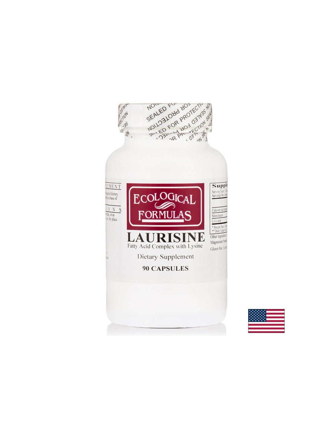 Formula antivirale - Laurizina (Calcina, Monolaurina e L-Lisina), 90 capsule