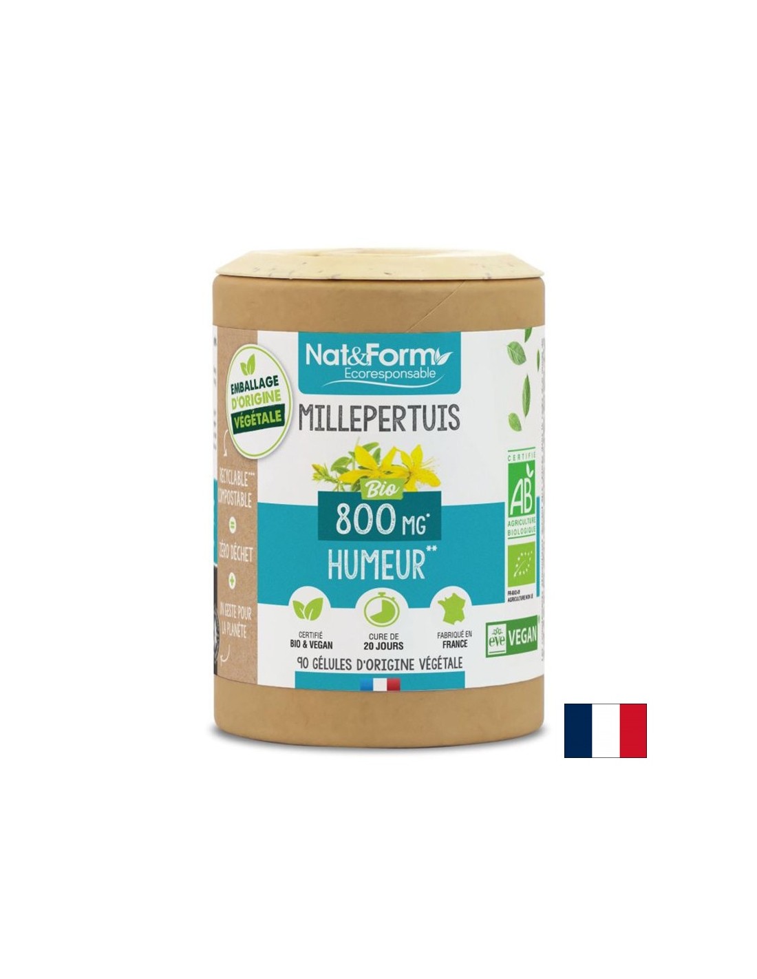 Stress e buon umore - Erba di San Giovanni BIO, 90 capsule