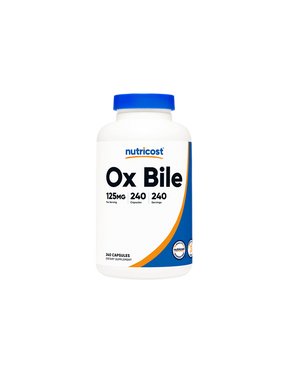 Digestion - Ox Bile (Ox Bile), 240 Nutricost capsules - Nutra Best Europe