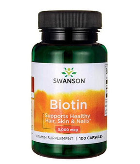 Biotin 5000 mcg - 100 capsules - Nutra Best Europe
