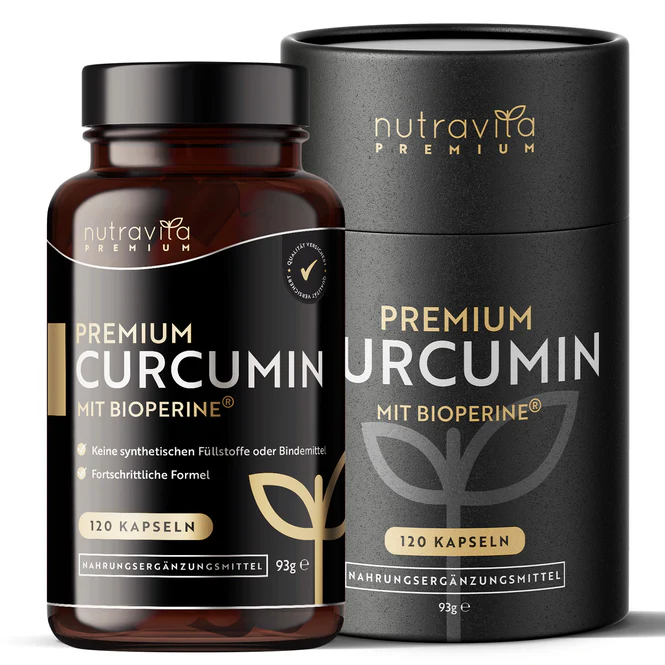 Curcumina Premium 95% Curcuminoidi con Bioperine® – 120 capsule