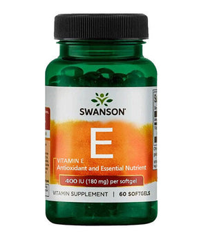 Vitamin E 400 IU - 60 Gel capsules - Nutra Best Europe