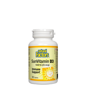 SunVitamin D3 1000 IU - 90 Tablets - Nutra Best Europe