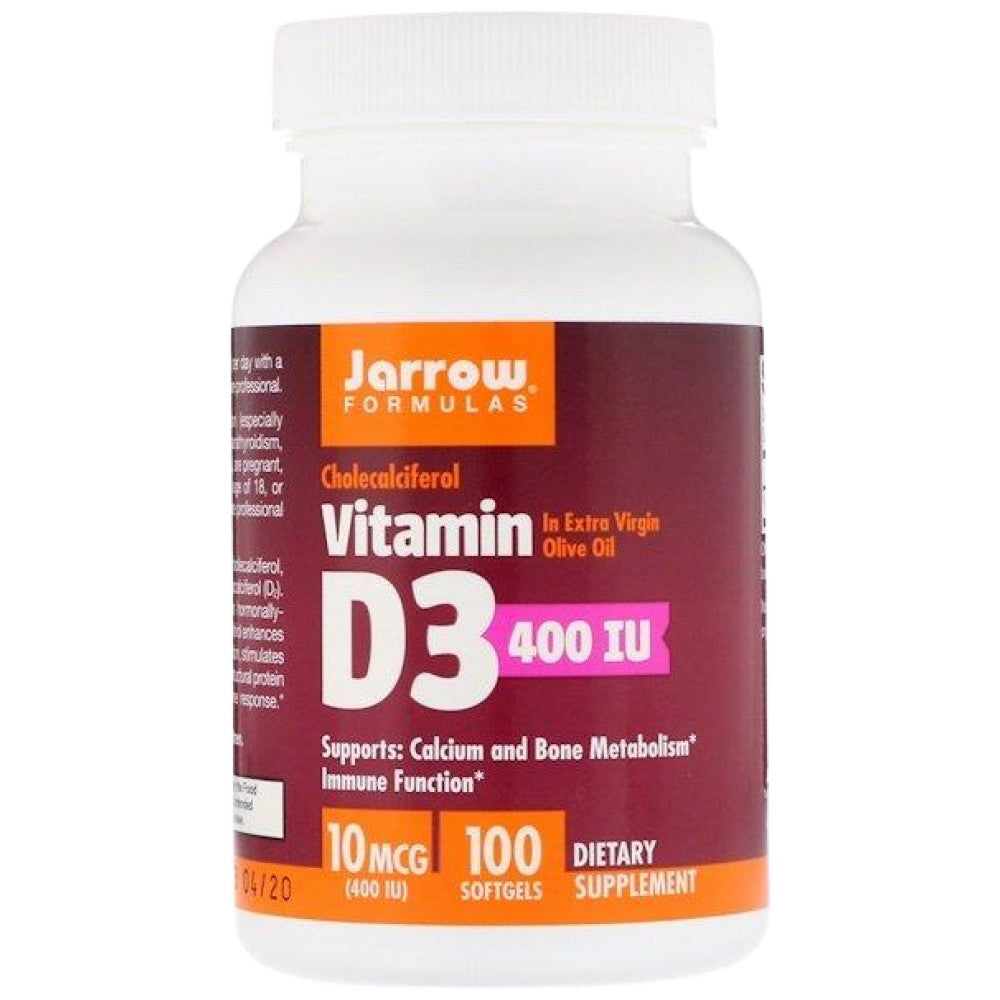 Vitamina D3 400 IU 100 Capsule gel