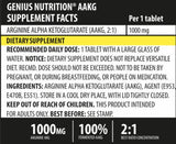 AAKG 1000 mg 180 compresse