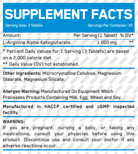 AAKG 1000 mg/100 compresse