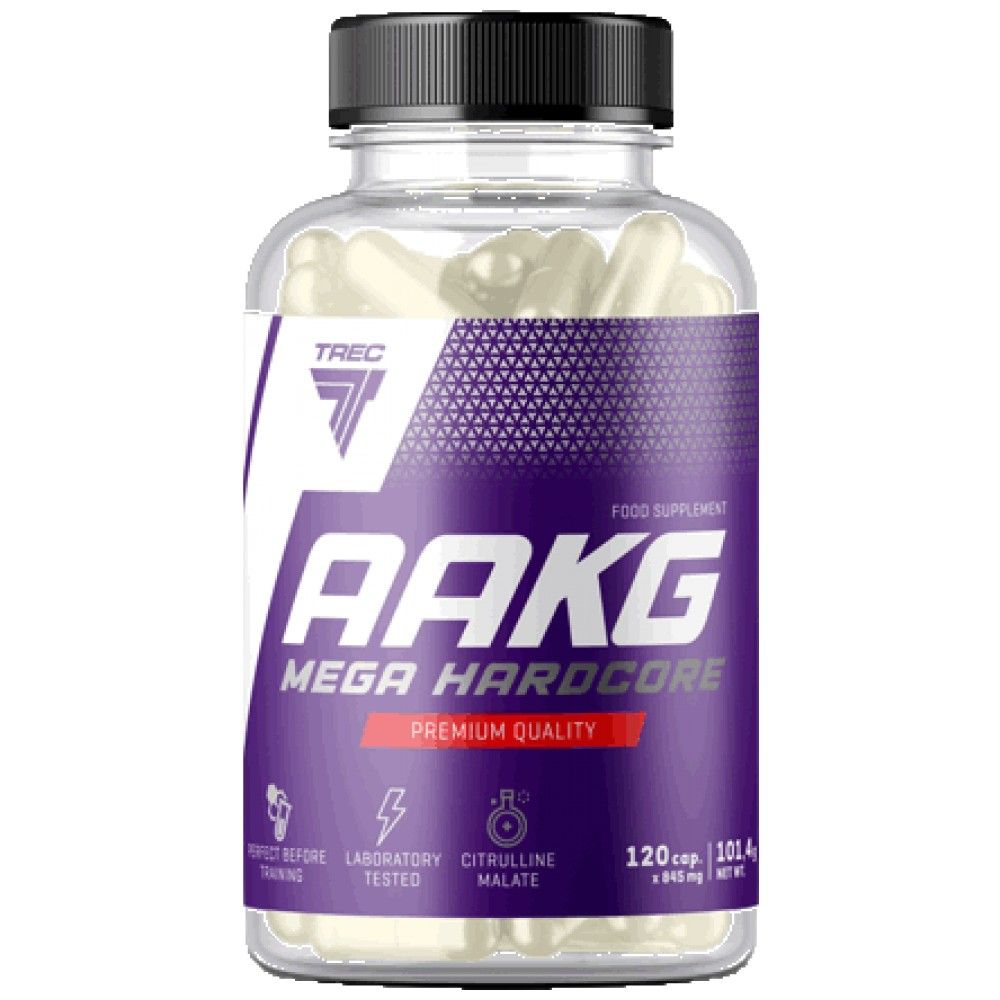 AAKG Mega-Hardcore | con Citrullina Malato - 120 capsule
