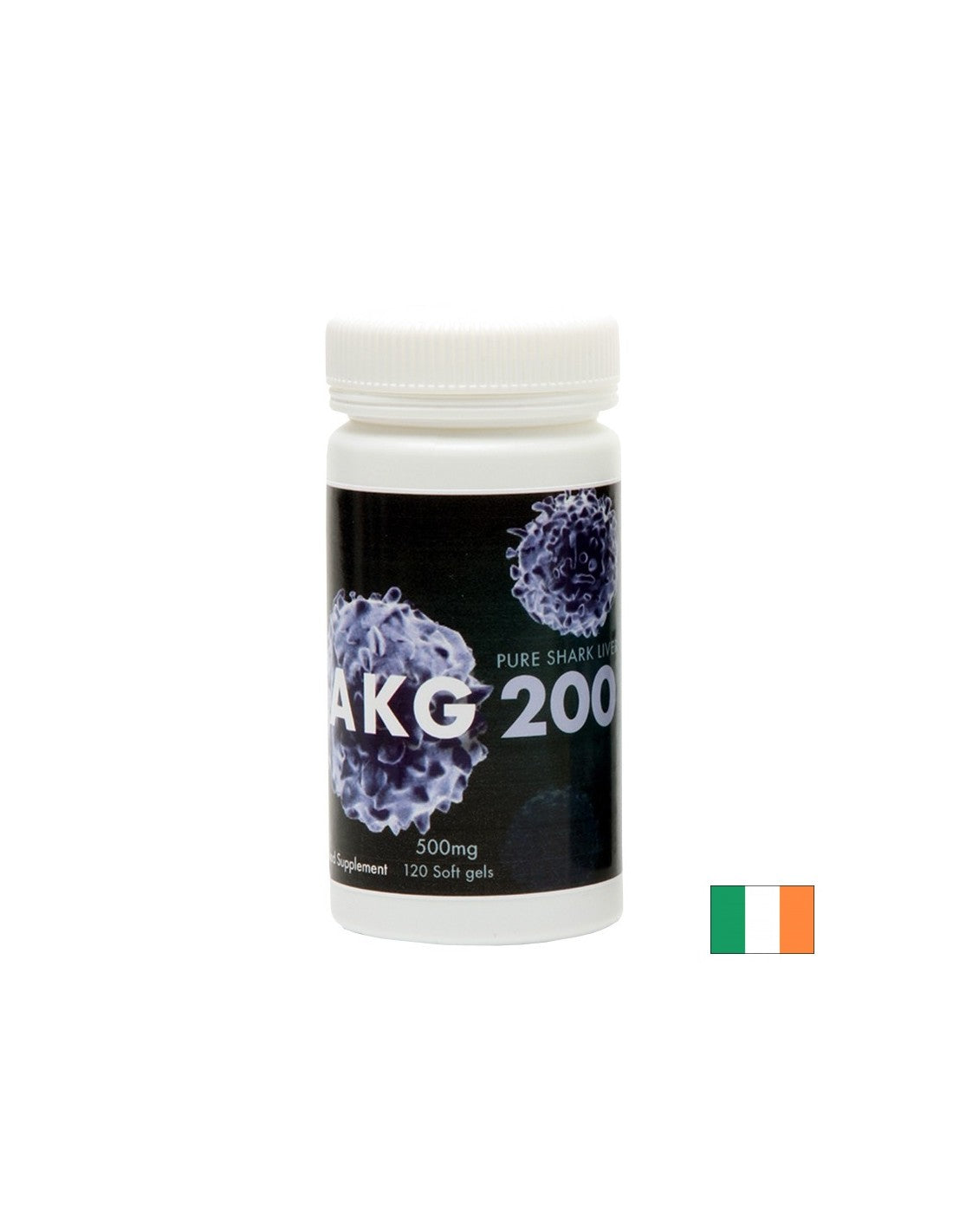 Olio di fegato di squalo AKG 200 - Immunità e salute del cuore, 120 capsule softgel