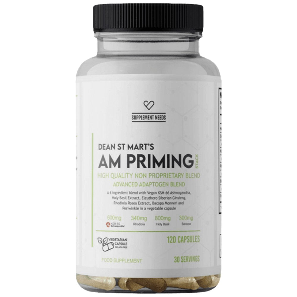 Stack di priming AM | Formula adattogena 120 capsule