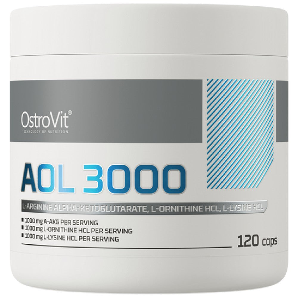 AOL 3000 mg/Arginina Ornitina Lisina 120 capsule