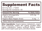 <tc>Pure Nutrition</tc> - ASHWAGANDHA BIOLOGICO - 60 compresse