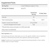 Polvere pura di fibra di acacia | Certificato biologico - 340 grammi