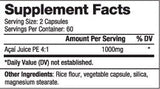 Acai 1000 mg/120 capsule
