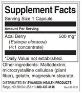 Bacche di Acai 500 mg - 120 capsule