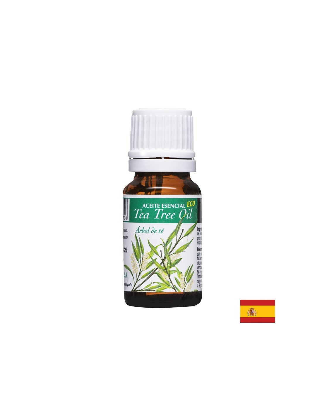 Olio essenziale di tea tree biologico - effetto antisettico e antimicotico - Aceite Esencial Eco Tea Tree Oil, 10 ml