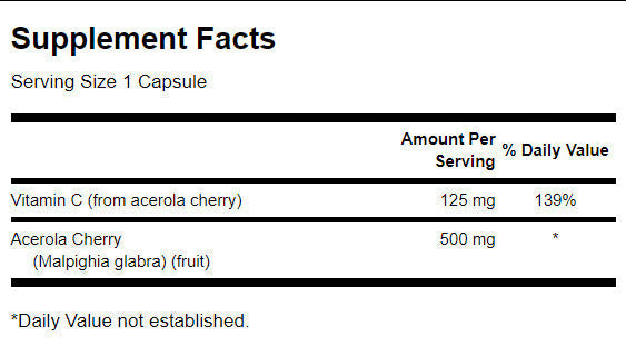 Acerola 500 mg - 60 capsule