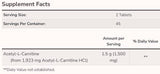 Acetil L-Carnitina 750 mg - 90 Compresse