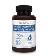 Acetil L-Carnitina + Acido alfa lipoico 650 mg/120 Caps