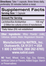 Acidofilo Probiotico 100mg./100 tappi.
