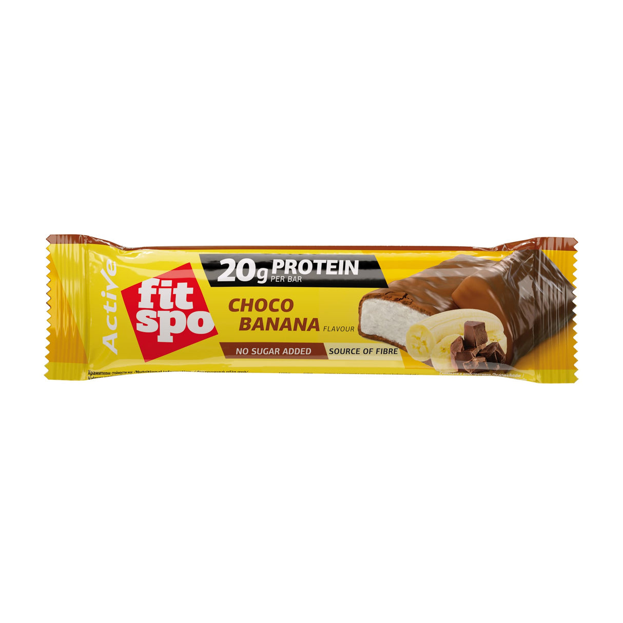 Active Bar Chocolate & Banana – 12 x 60 g