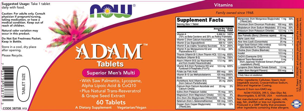 Adam Men's Vits - 90 capsule di gel